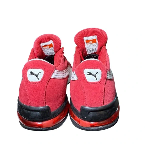 Puma Turin Red White Suede Running Shoe Men\'s 7.5 Retro 2010s Sneakers 185484-03 Amazon.com | Puma Turin PS Unisex-Child Casual Athletic  main image 3